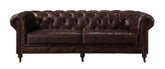 Aberdeen Vintage Brown Top Grain Leather Sofa Model 56590 By ACME Furniture